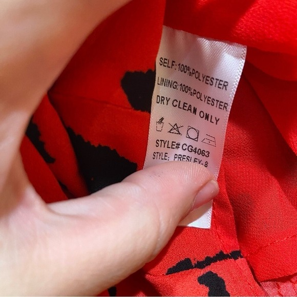 NWT‎ BUDDY LOVE Red and Black Women's Skirt Sz s - Picture 5 of 12